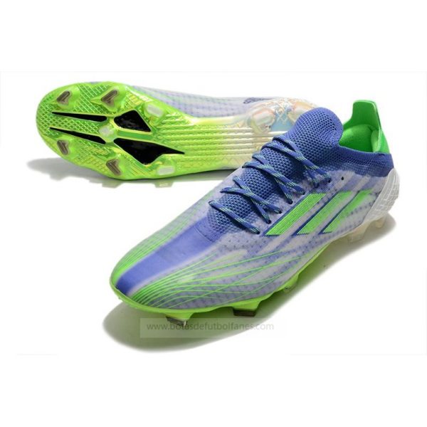 Adidas X Speedflow FG Adizero Prime X Blanco Verde Azul EDICIÓN LIMITADA